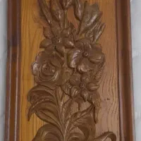 تابلو چوبی منبت کاردست