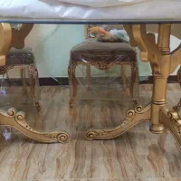 میز ناهارخوری ۸ نفره شیشه ای