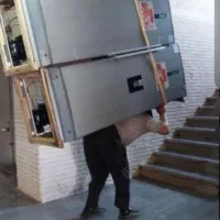 حجت بار  کارگرباربری  حمل اثاثیه  حمل یخچال ساید