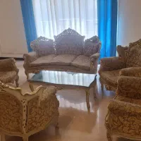 ست مبل استیل به همراه بوفه و میز ناهارخوری 12 نفره