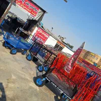 گاری ۱۳۰در ۹۰ چهار چرخ دستی حمل بار چرخ بزرگ بارکش