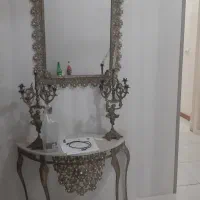 آینه شمعدان طرح برنزی