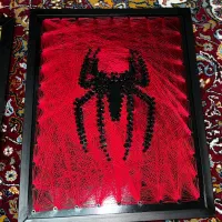 تابلو اسپایدرمن و شاه دل