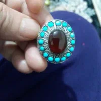 سه عدد انگشتر نقره یکی زنانه ۲تا مردانه