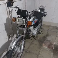 موتور سیکلت هندا 125 پلاک قدیم مدل ۸۶