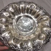 میوه خوری پایه دار گل برجسته سیلور انگلیس