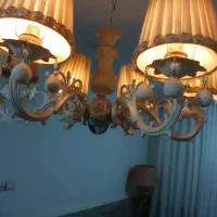 لوستر پنج شاخه.