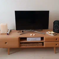 میز تلویزیون (چوب راش) کاملا نو