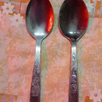 ۲ عدد قاشق قدیمی خارجی با گل میخک