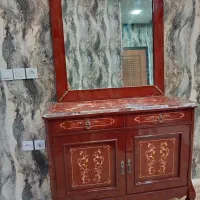 ایینه و کنسول چوب راش