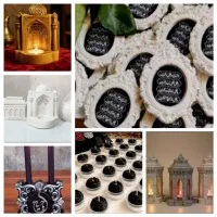 دکوریجات محرم. شمع. سرویس پذیرایی