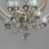 دوعدد لوستر برنجی