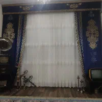 پرده حریر و ب همراه والان