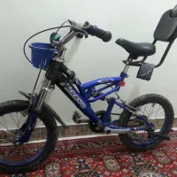 دوچرخه ۱۶ پسرانه و دخترانه دارای کمک جلو و عقب