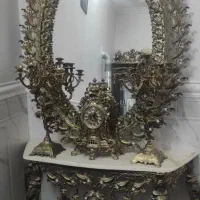 آینه شمعدان آلومینیوم طرح برنز