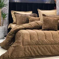 سرویس روتختی مخمل پتینه ۸تکه