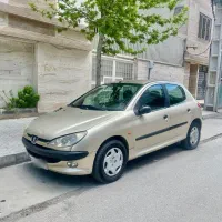 پژو ۲۰۶ دو برگ سند در حد نو