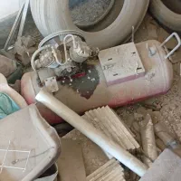 یه عدد پمپ باد دو عدد لنس کارواش با شلنگ سالم
