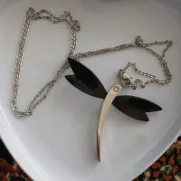 گردنبند استیل رنگ ثابت نو
