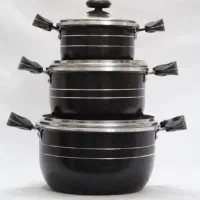 سه قابلمه گرانیتی