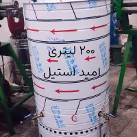 سماور صنعتی رنگی بزرگ هیئتی شناوردار