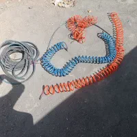 شیلنگ کارواش و پمپ باد فنری
