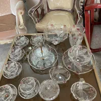 سرویس کریستال گل برجسته