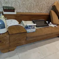 دوعدد مبل چوبی