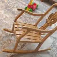 صندلی راکر چوبی نو