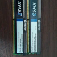 دو عدد رم استوک کورسیرDDR3 هر کدام 4گیگ