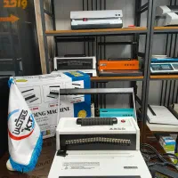 دستگاه صحافی مارپیچ کاغذ کتاب سیمی کن S20A اکبند