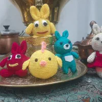 عروسک بافتنی جا سوئیچی