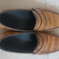 کفش لوفر سوسماری در حد نو