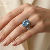 انگشترهای جواهری زنانه نقره ۹۲۵