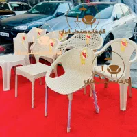 میزتاشو و صندلی پلاستیکی طرح کاوا نهارخوری رستوران