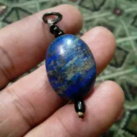 مهره لاجورد کهنه عقیق