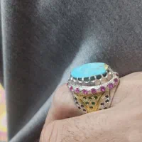 انگشتر نقره فیروزه نیشابور