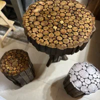میزو صندلی چوبی دونفره