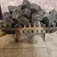 لوازم شومینه کامل با دکوربرنج بسیارسنگین