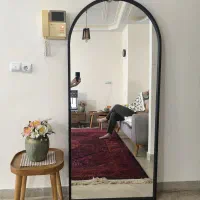 آینه قدی ، فلزی ، قاب مشکی