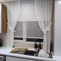 پرده توری آشپزخانه مدرن