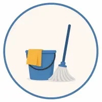 نظافت آپارتمان   تمیز، دقیق و خوش‌قول