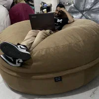 بین بگ(مبل شنی)مبل راحتی قطر ۱۸۰ مخمل مبلی