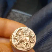 انگشترشیروخورشید طلایی روسی