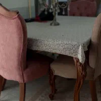 میز و صندلی  نهارخوری  ۶ نفره در حد نو