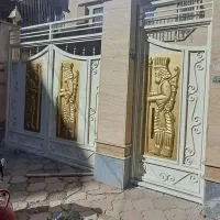 اجرای نقاشی و رنگ امیزی درب فلزی و درب چوبی٪
