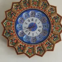 ساعت مینا کاری وقلمکاری