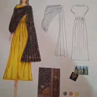آموزش طراحی لباس درپرند