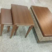 میزجلومبلی و ست عسلی شرکتی