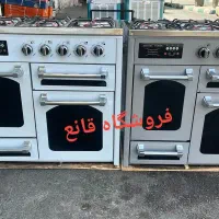 اجاق گاز طرح فر چهار درب صفحه استیل